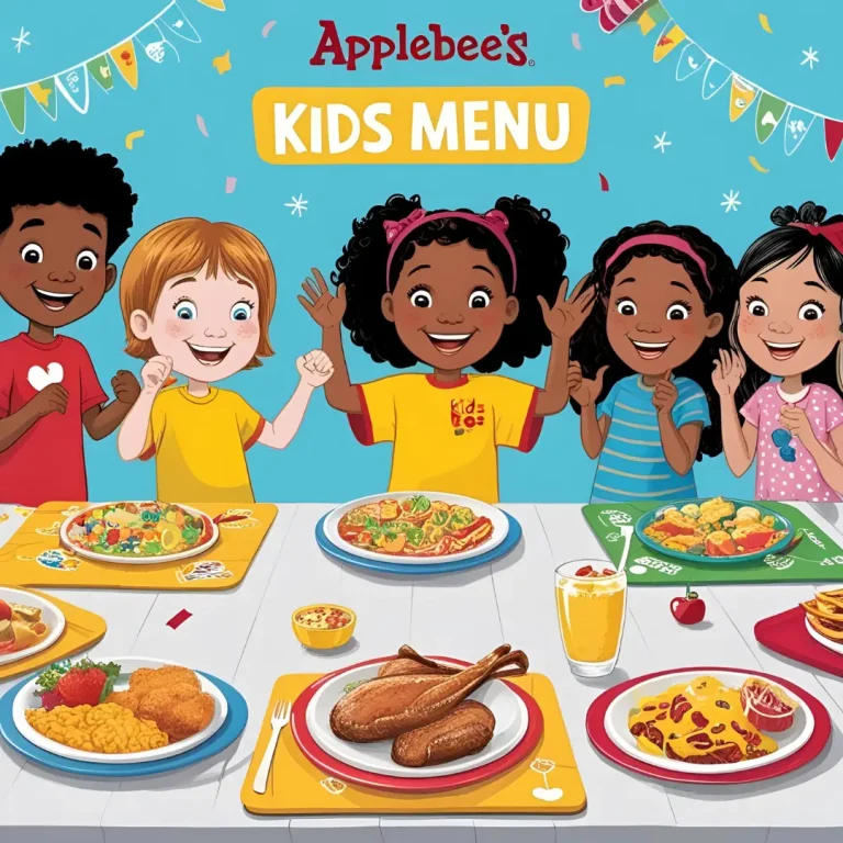 Applebees Kids Menu Prices 2025