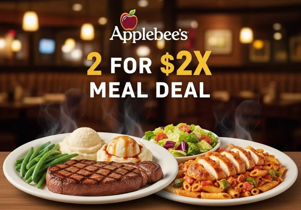 Applebee's Applebee’s 2 for $2X Meal Deal