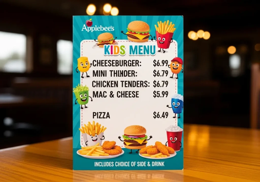 Applebee's Kids Menu Prices