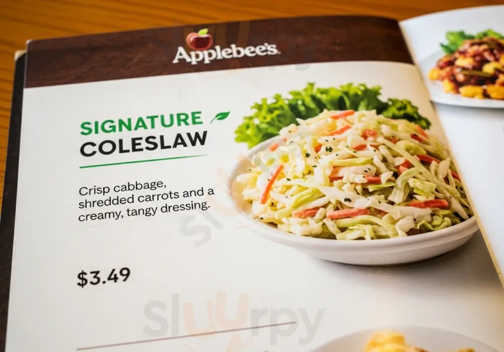 Applebee's Signature Coleslaw Menu