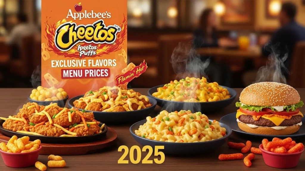 Applebees Cheetos® Exclusive Flavors Menu