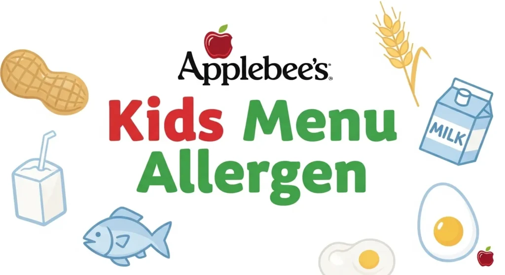 Applebees Kids Menu Allergen