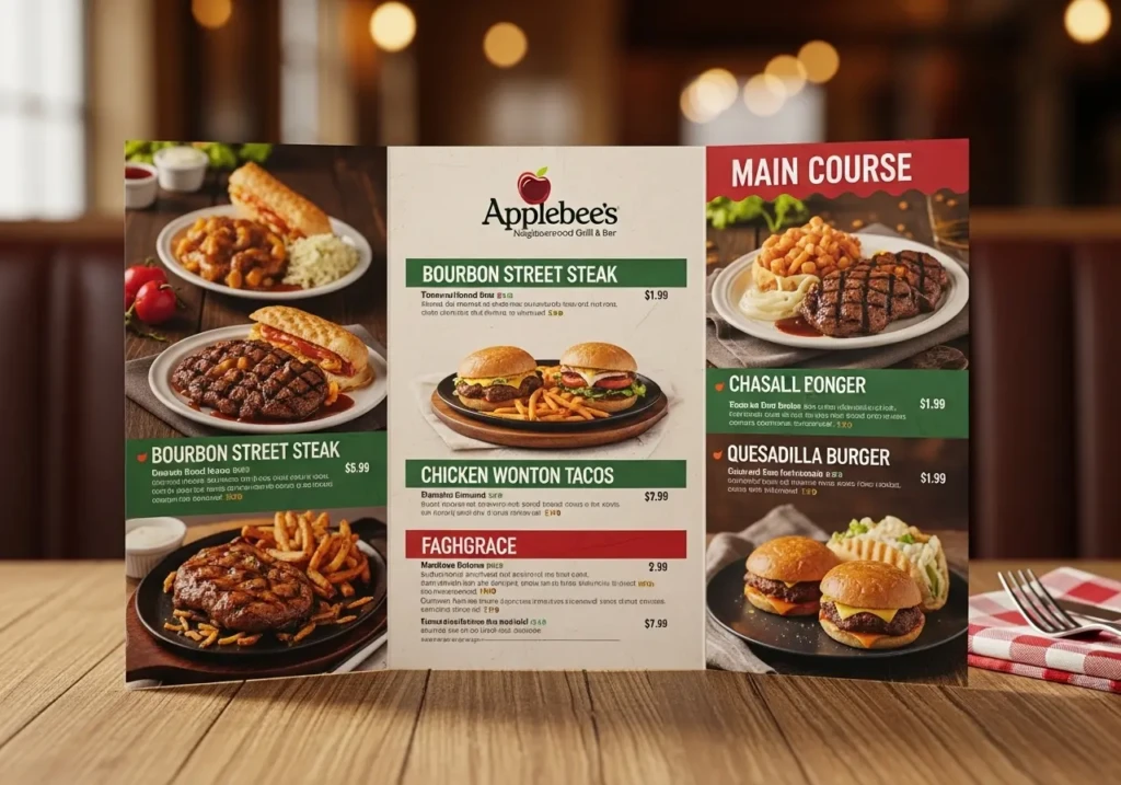 applebees menu