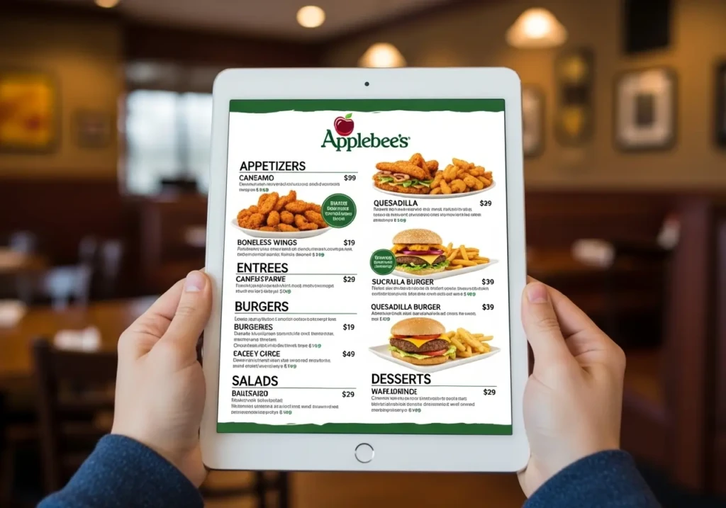applebees menu pdf