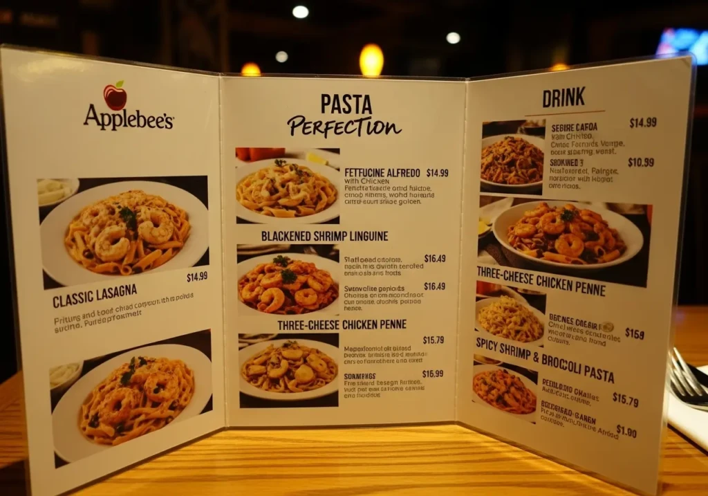 Applebee`s Pasta Menu Prices