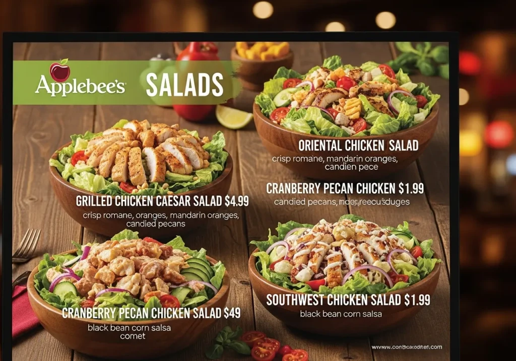 Applebees Salads Menu