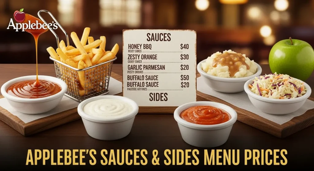 Applebees Sauces & Sides Menu Prices