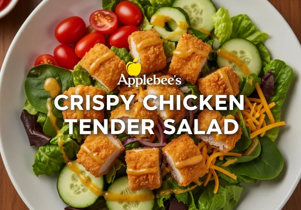 Crispy Chicken Tender Salad
