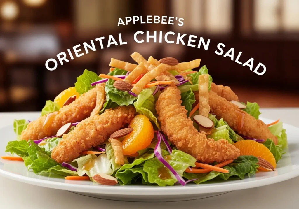 Applebees salads menu & Oriental Chicken Salad
