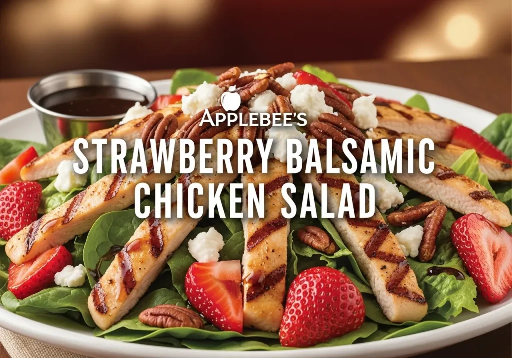 Strawberry balsamic chicken salad